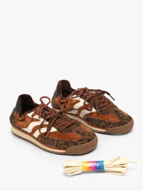 Sneakers Utah En Cuir Mrp star Marron accessoires 3 vue secondaire 1