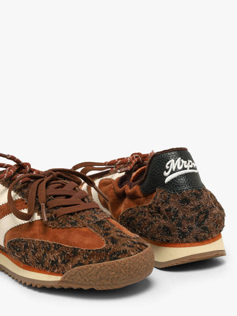 Sneakers Utah En Cuir Mrp star Marron accessoires 3 vue secondaire 2
