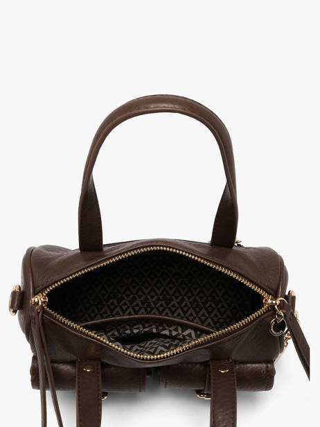 Sac Bandoulière Bride Lulu castagnette Marron bride BADER vue secondaire 3