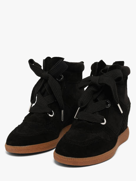 Sneakers Talon Compensé En Cuir Steve madden Noir accessoires 11005881 vue secondaire 1