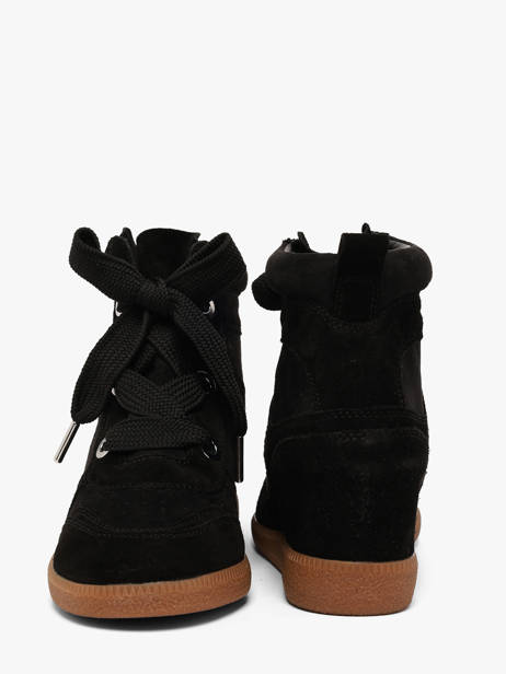 Sneakers Talon Compensé En Cuir Steve madden Noir accessoires 11005881 vue secondaire 2