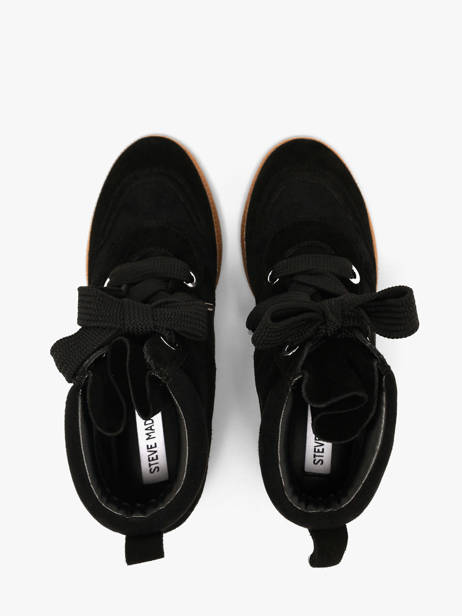 Sneakers Talon Compensé En Cuir Steve madden Noir accessoires 11005881 vue secondaire 3
