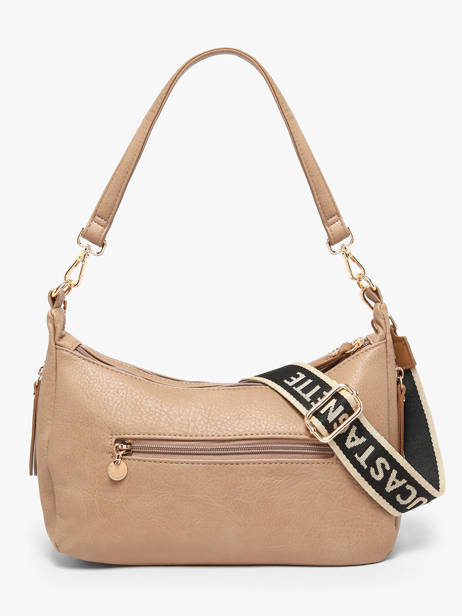 Sac Porté épaule Zip Lulu castagnette Beige zip BARRY vue secondaire 4