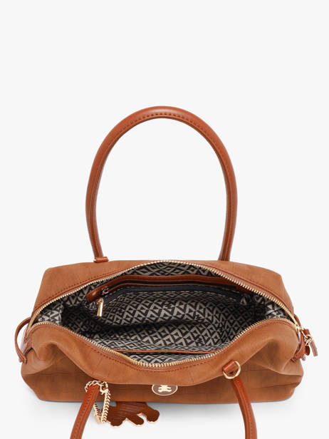 Sac Porté Main Cadenas Lulu castagnette Marron cadenas BARACK vue secondaire 3