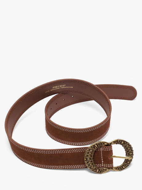 Ceinture Pieces Marron simone 17156741 vue secondaire 3