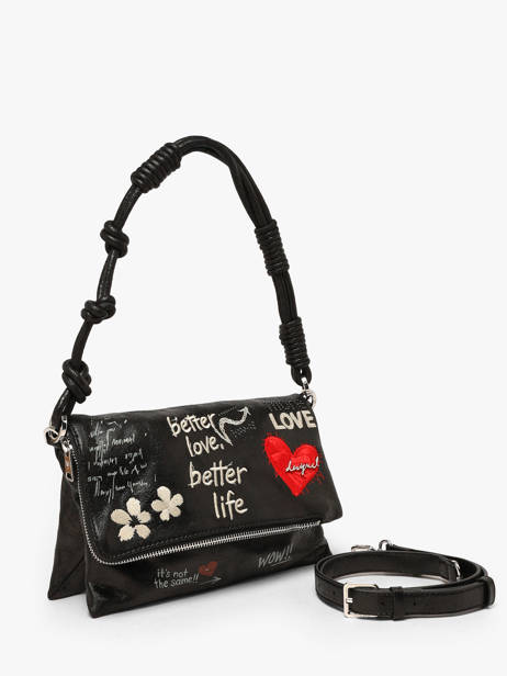 Sac Bandoulière Wow Desigual Noir wow 26WAXP39 vue secondaire 2