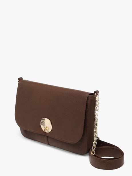 Sac Bandoulière Grainna Cuir Pieces Marron grainna 17164791 vue secondaire 2