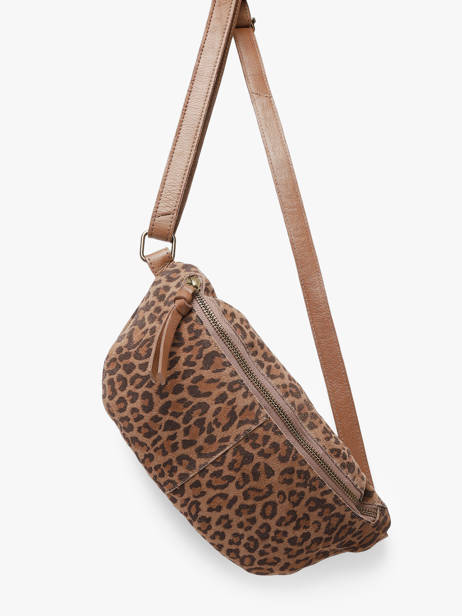 Sac Banane Cuir Pieces Marron berta 17163618 vue secondaire 2