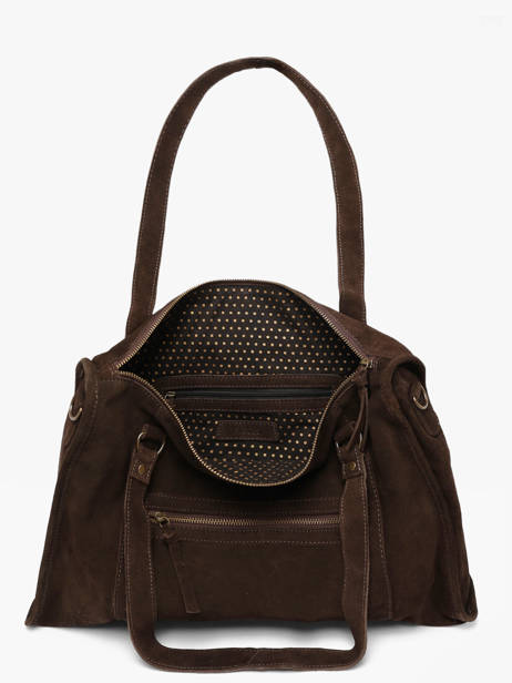 Sac Porté épaule Lula Pieces Marron lula 17168459 vue secondaire 3