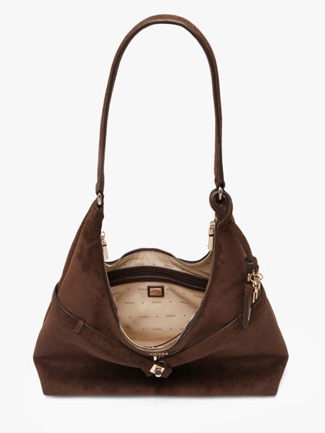 Sac Porté épaule Ella Polyester Guess Marron ella SG975401 vue secondaire 3