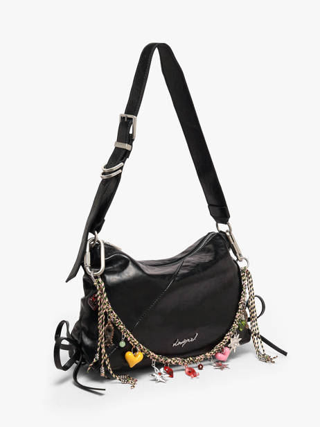 Sac Bandoulière Gravity Desigual Noir gravity 26WAXP78 vue secondaire 2