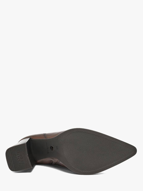 Bottines à Talon En Cuir Tamaris Marron accessoires 47 vue secondaire 4
