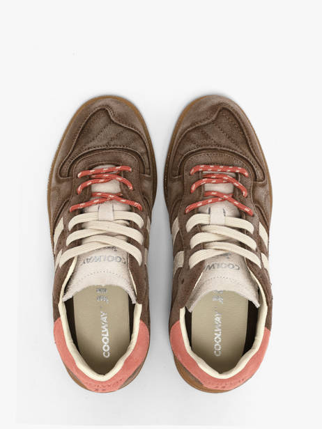 Sneakers En Cuir Coolway Marron accessoires 7623401 vue secondaire 3
