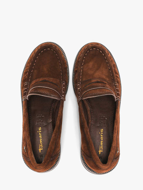 Mocassins En Cuir Tamaris Marron accessoires 47 vue secondaire 3