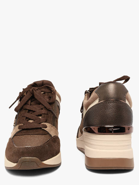Sneakers En Cuir Tamaris Marron accessoires 41 vue secondaire 2