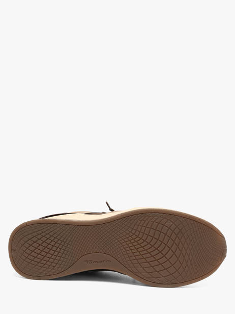 Sneakers En Cuir Tamaris Marron accessoires 41 vue secondaire 4