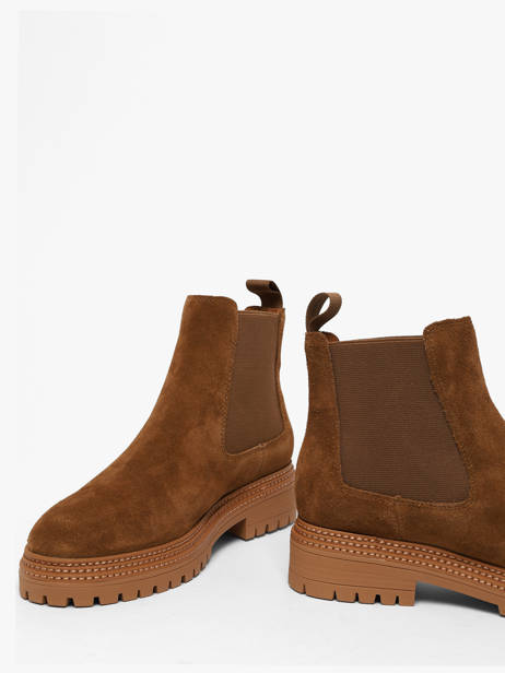 Chelsea Boots En Cuir Mam'zelle Marron accessoires CSGOZ42 vue secondaire 2