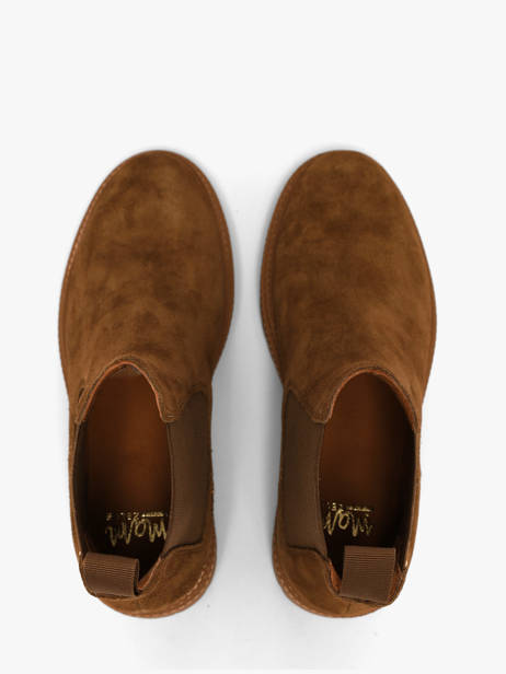 Chelsea Boots En Cuir Mam'zelle Marron accessoires CSGOZ42 vue secondaire 3