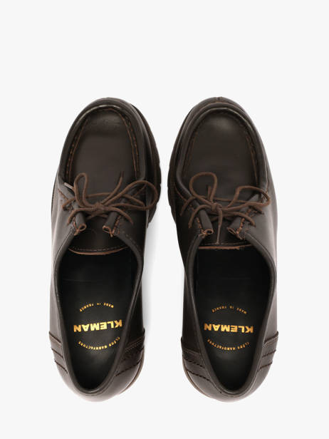Chaussures Derbies En Cuir Kleman Marron accessoires ZA72107 vue secondaire 3