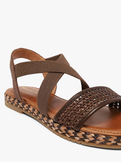 Sandales Tamaris Marron accessoires 44 vue secondaire 2