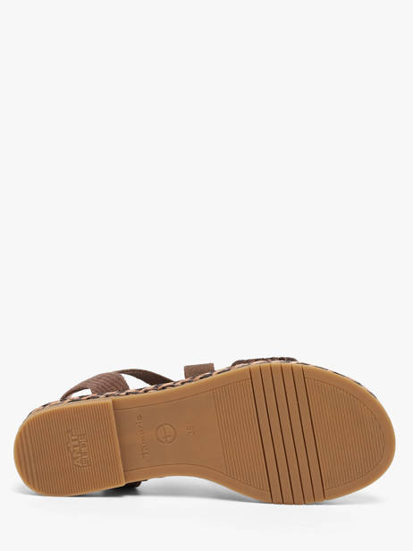 Sandales Tamaris Marron accessoires 44 vue secondaire 4
