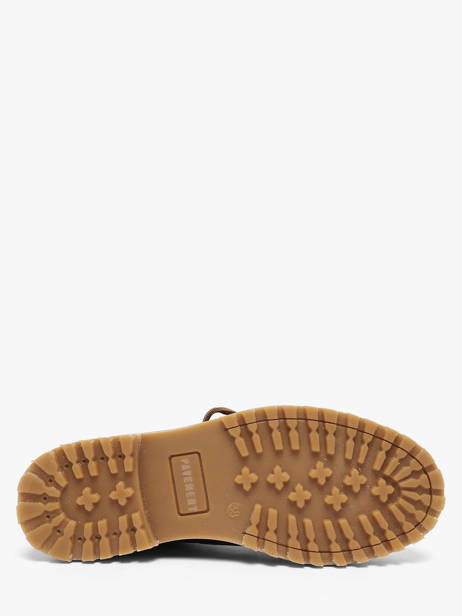 Chaussures Bateau En Cuir Pavement Marron accessoires 24324052 vue secondaire 4