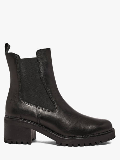 Bottines En Cuir Tamaris Noir accessoires 47