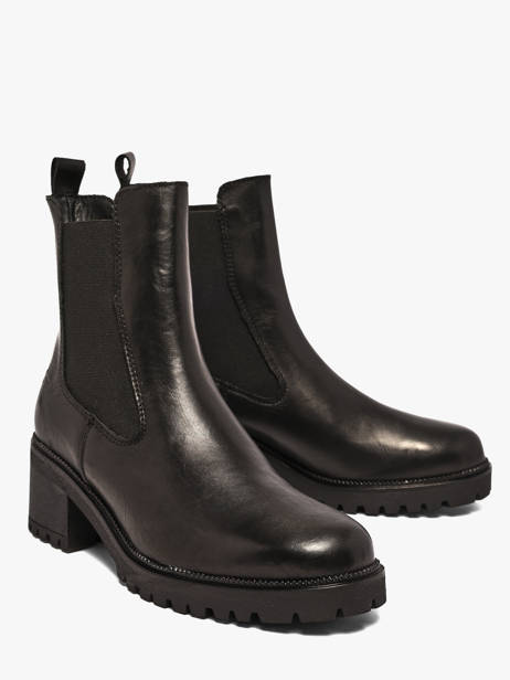 Bottines En Cuir Tamaris Noir accessoires 47 vue secondaire 1
