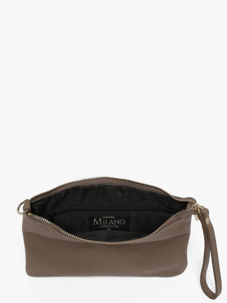 Sac Bandoulière Caviar Cuir Milano Marron caviar CA26063 vue secondaire 3
