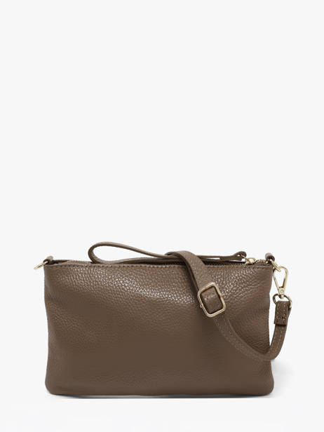 Sac Bandoulière Caviar Cuir Milano Marron caviar CA26063 vue secondaire 4