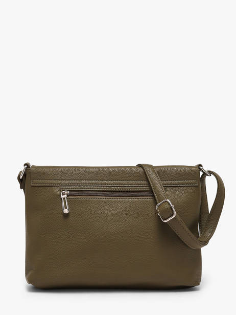 Sac Bandoulière Grained Flora & co Vert grained F8045 vue secondaire 3