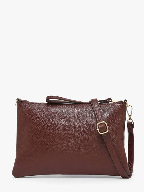 Sac Bandoulière Caviar Cuir Milano Marron caviar CA26064 vue secondaire 4