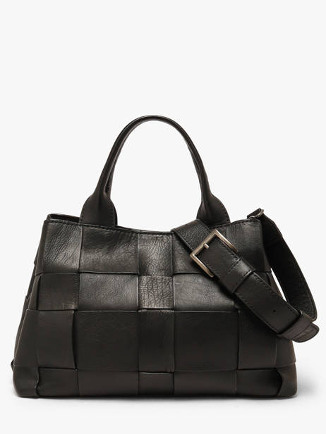 Sac Porté Main Heritage Cuir Biba Noir heritage WAN1L vue secondaire 3