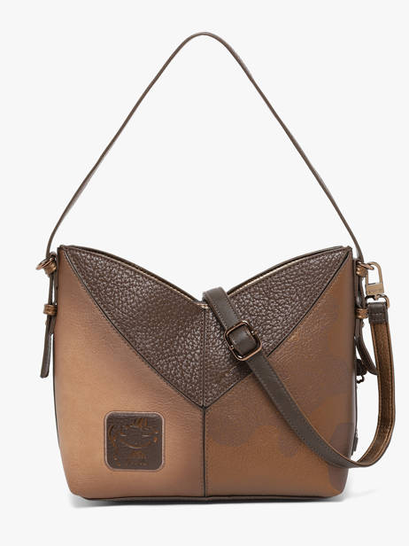 Sac Porté épaule Voyage Anekke Marron voyage 43822449 vue secondaire 4