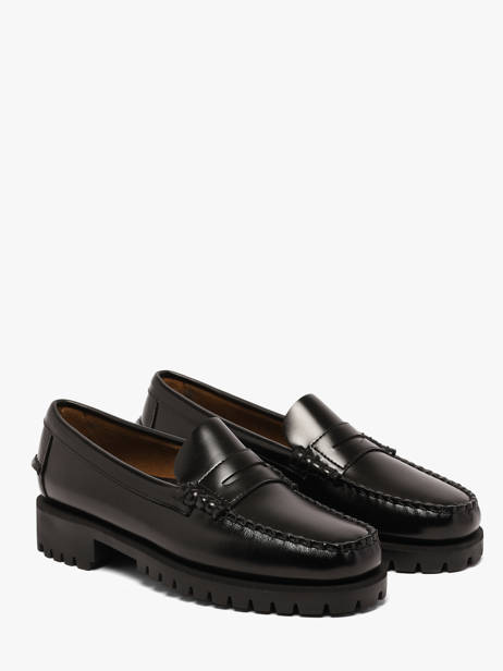 Mocassins En Cuir Sebago Noir accessoires 7002IJ0 vue secondaire 1