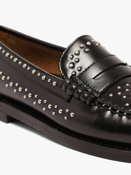 Mocassins En Cuir Sebago Noir accessoires 78118KW vue secondaire 2