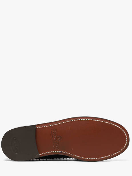 Mocassins En Cuir Sebago Noir accessoires 78118KW vue secondaire 4