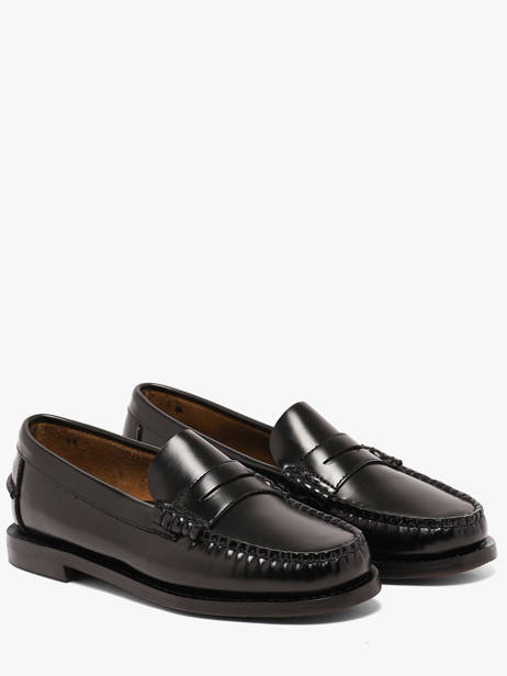 Mocassins En Cuir Sebago Noir accessoires 7001530 vue secondaire 1