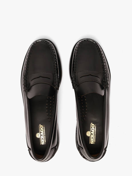 Mocassins En Cuir Sebago Noir accessoires 7001530 vue secondaire 3