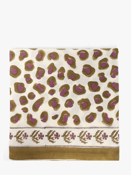 Foulard Byzantine Blanc foulard LEO vue secondaire 1