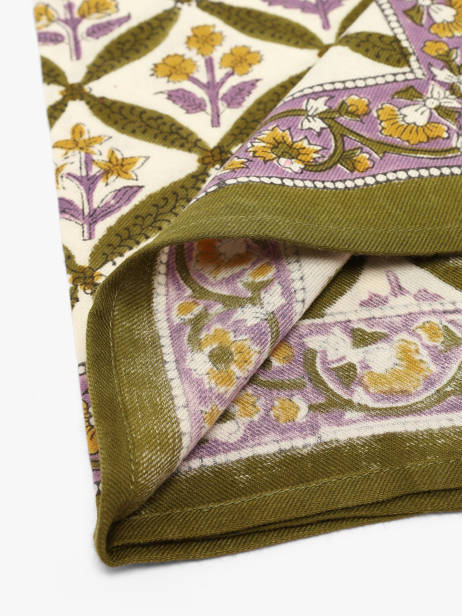 Foulard Byzantine Vert foulard ZEN vue secondaire 2