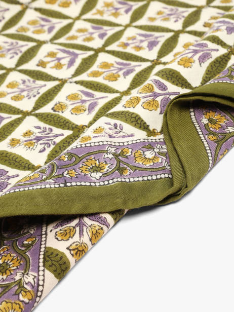 Foulard Byzantine Vert foulard ZEN vue secondaire 2
