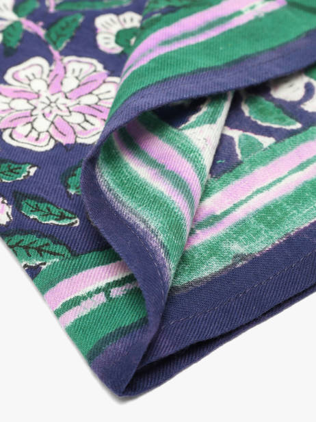 Foulard Byzantine Bleu foulard CAR vue secondaire 2
