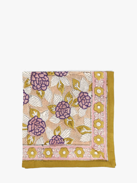 Foulard Byzantine Jaune foulard PEN vue secondaire 1