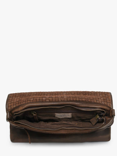Sac Bandoulière Heritage Cuir Biba Marron heritage KAB8L vue secondaire 2