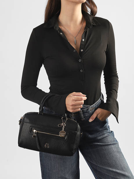 Sac Porté Main Zip Lulu castagnette Noir zip BARKA vue secondaire 1