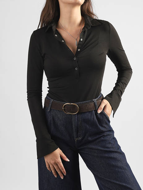 Ceinture Pieces Marron laura 17112619 vue secondaire 1