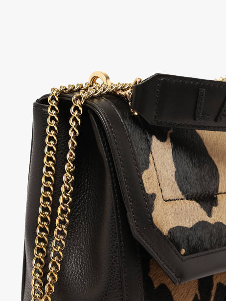 Sac Bandoulière Ninon Cuir Lancel Marron ninon A14250 vue secondaire 3