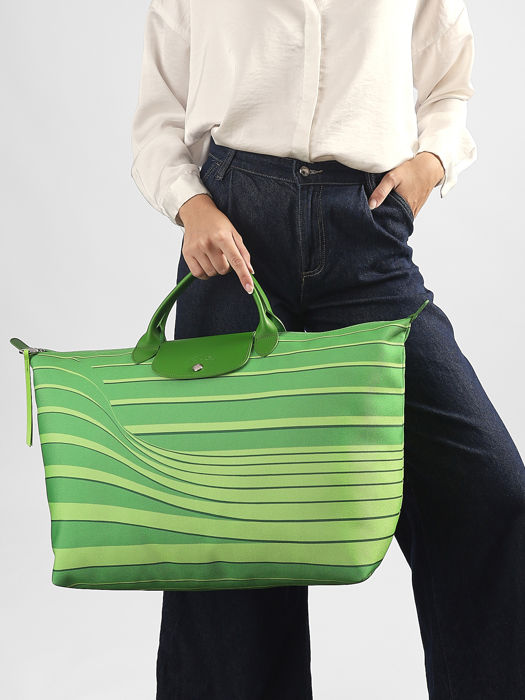 Longchamp Le pliage maison unique Sacs de voyage Vert