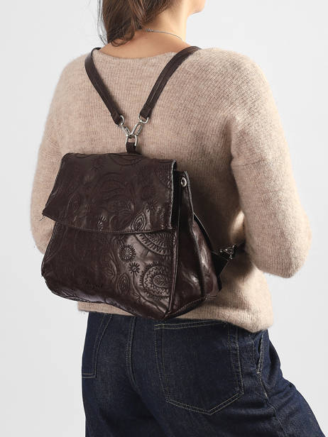 Sac Bandoulière Sirocco Desigual Marron sirocco 26WAKP28 vue secondaire 1